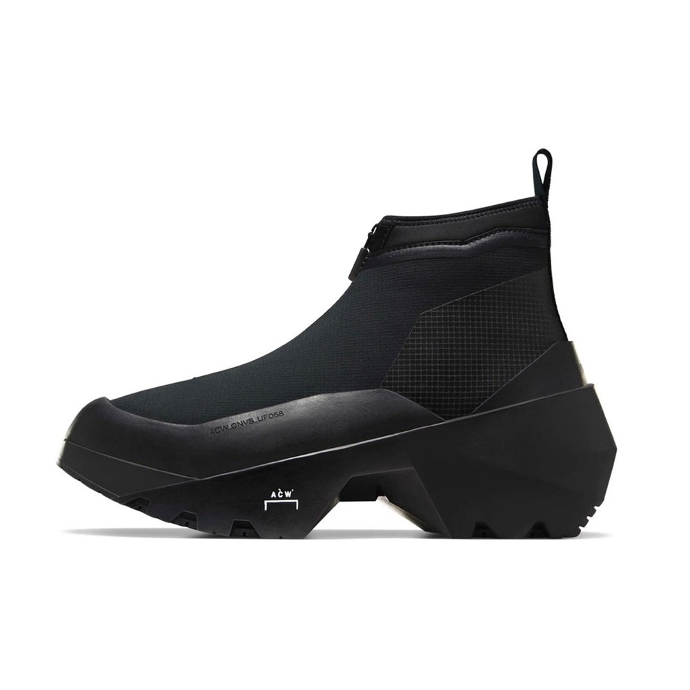 Converse A-COLD-WALL Geo Forma Boot Onyx Black Zipper size 12 NEW CTAS